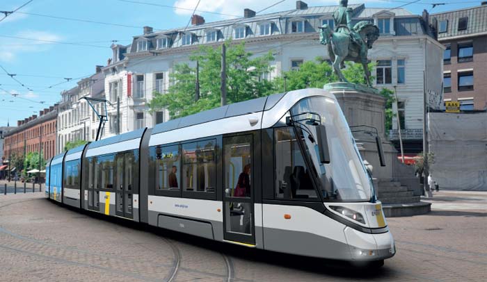 De Stadslijner van vervoersmaatschappij De Lijn is de niewste tram in Antwerpen